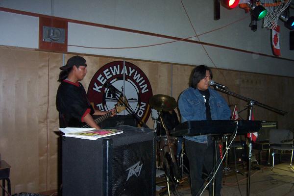 And now another Kakegamic Band
On the leftd is Peter Kakegamic(half a day) and his buddie David Kakegamic