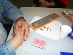 and heres Roland and raymond betting one dollar on the side
