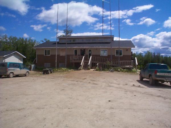 The Band Office in Keewaywin
