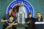 Hockey Hall of Fame pic with Stanley Cup