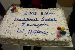 The Keewaywin Health Center puts on Elders Feast in honour of the Keewayin's elders.