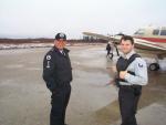 on the right is our NNAPS Officer Ken C. and another NNAPS officer going to Sandy Lake.