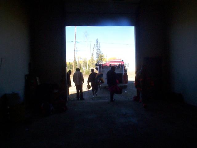 this is taken from inside the Fire hall