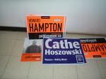 some ofthe posters of the candidates