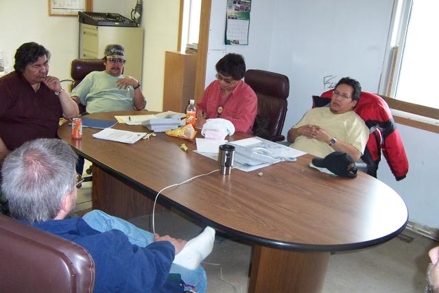 Deputy Grand Chief in meeting with Kww councillors