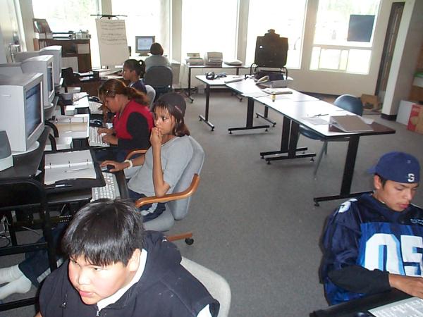 KiHS students in their new school environment