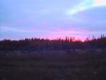 Sunset taken during a Moose Hunting trip.